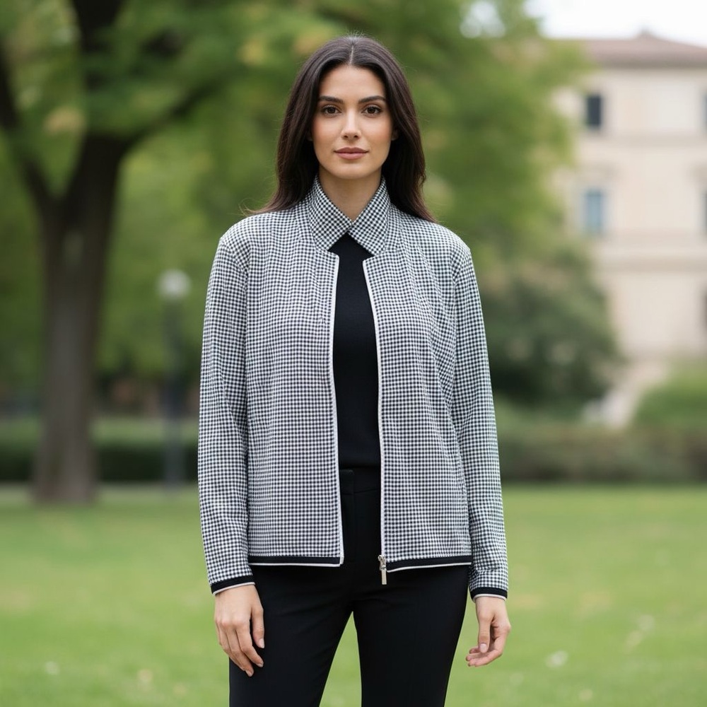 Liz Claiborne Women’s Size XL Houndstooth Jacket